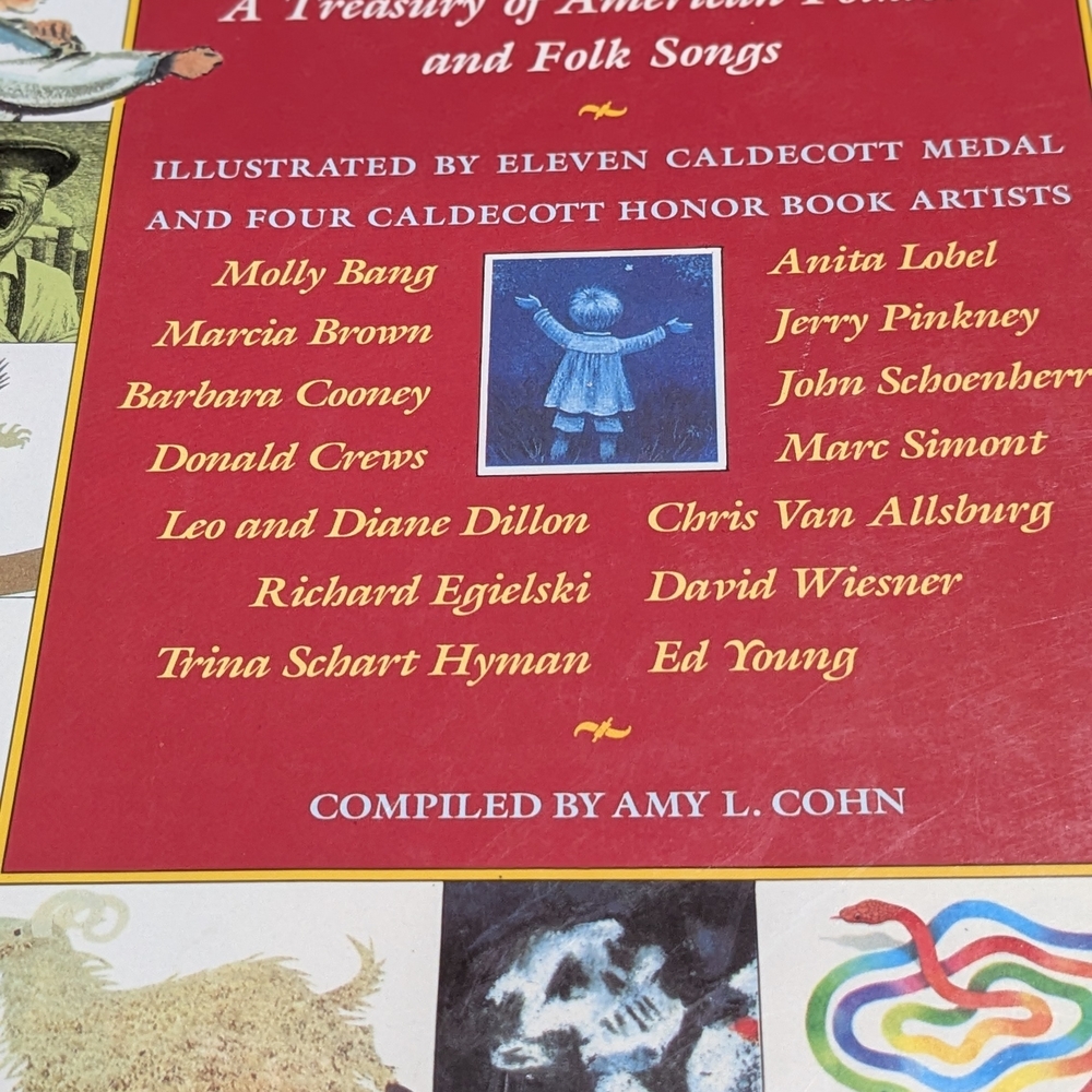 Scholastic  Book From Sea To Shining Sea American Folklore And Folksongs